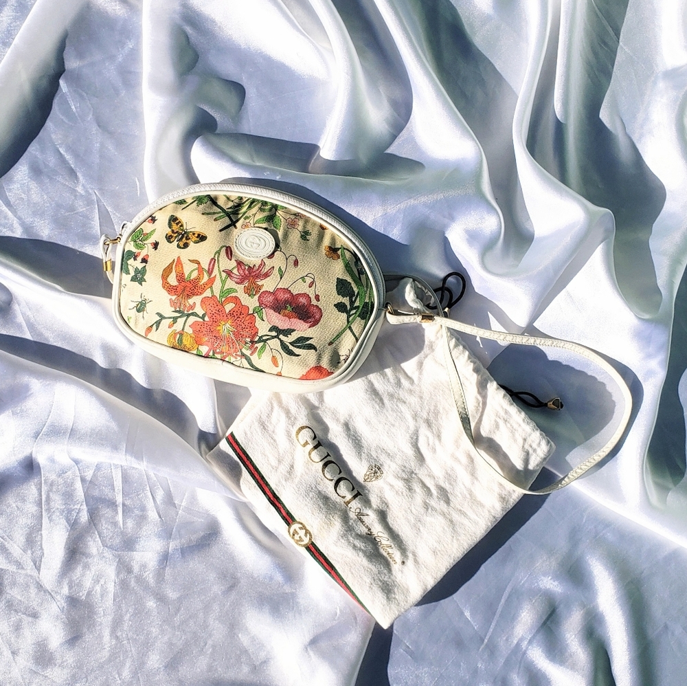 🌺SOLD 80s GUCCI FLORAL CROSSBODY 🌺